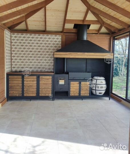 Мангальный комплекс, казан, мангал, печь