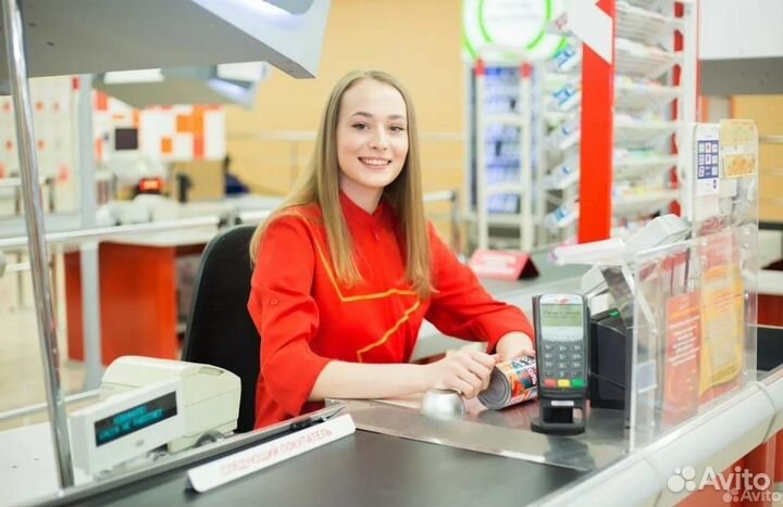 Продавец-кассир с Еженедельной оплатой