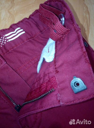 Бордовые брюки на мальчика рост 104