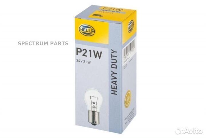 Лампа P21W 24V BA15s 8GA002073-241 behr-hella 8GA0