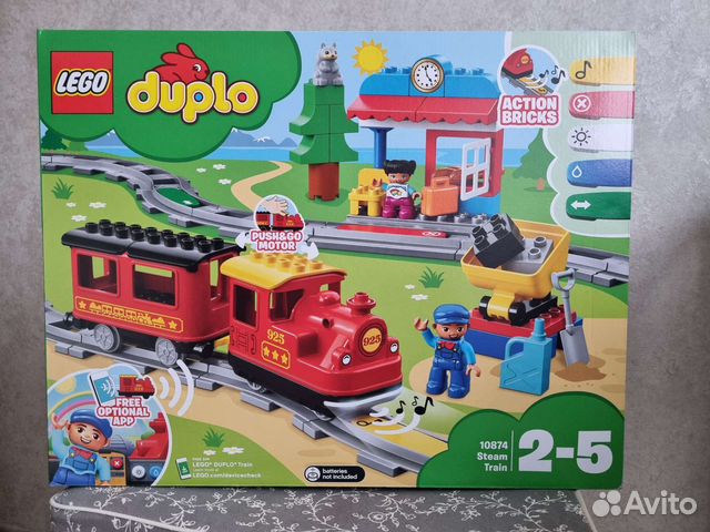 Lego duplo Town 10874 Поезд на паровой тяге