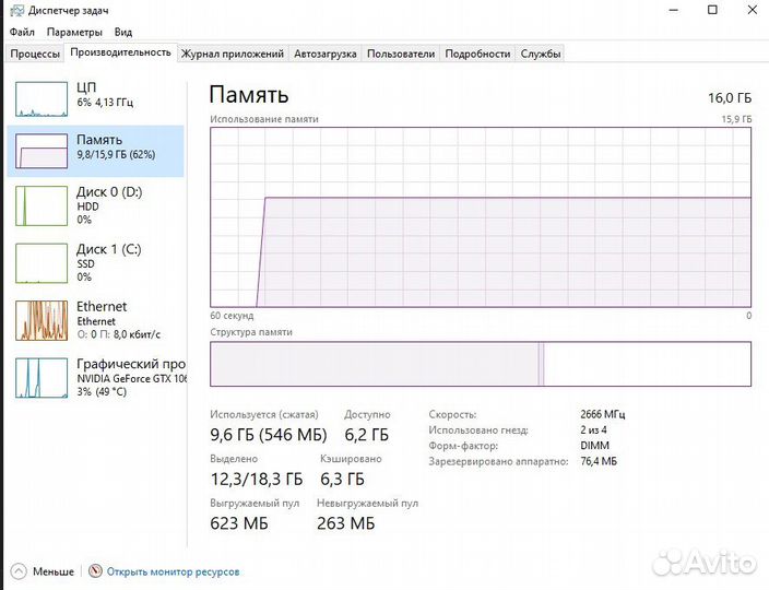 Игровой пк с монитором 75гц