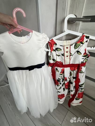 Платья нарядные для девочки 128р 6-8лет