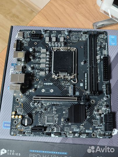 Материнская плата msi pro h610m e ddr4