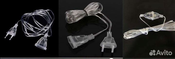 Удлинитель для гирлянды / крючки