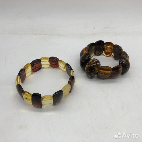 Янтарный браслет, винтаж