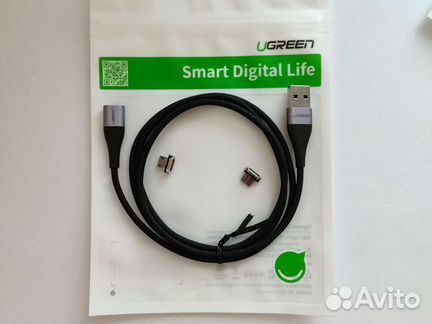 Новый магнитный кабель Usb A Ugreen 1m