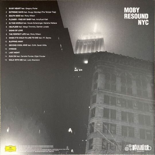 Виниловая пластинка Moby - Resound NYC (Limited Ed