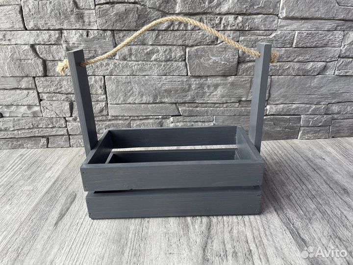 Деревянный декоративный ящик