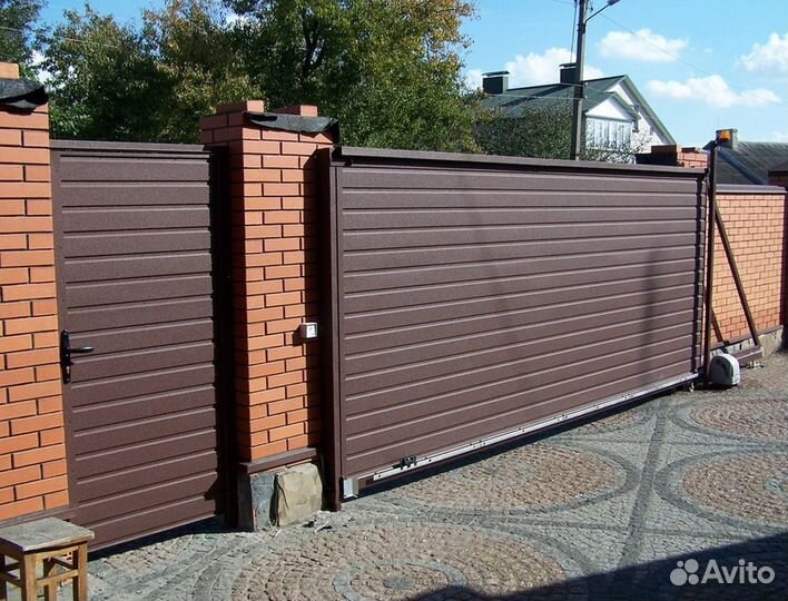 Ворота откатные под ключ