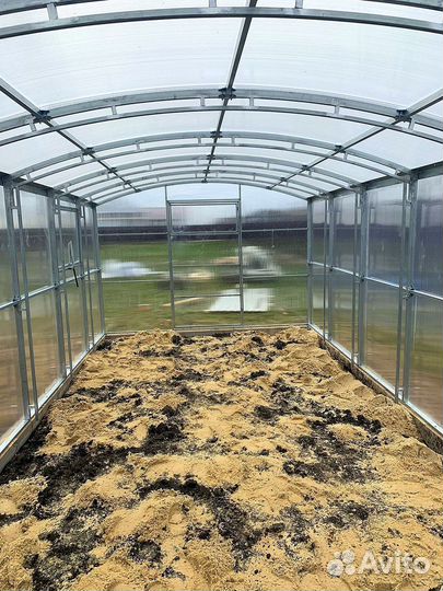 Теплица прямостенная люкс 3х4 м