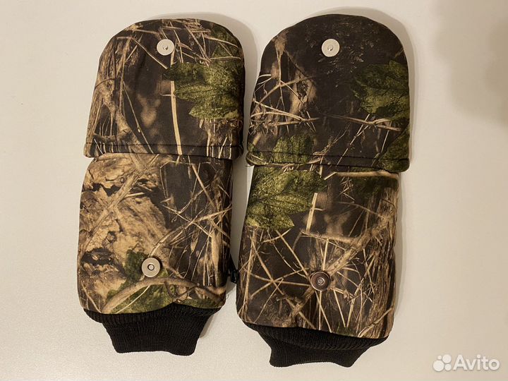 Перчатки-варежки зимние