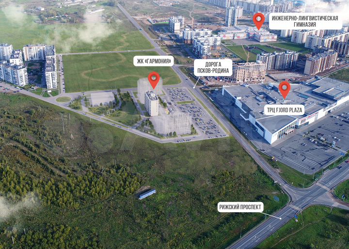 1-к. квартира, 36,2 м², 6/9 эт.