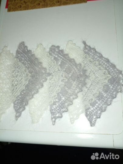 Пуховый платок(косынка) для ватных игрушек