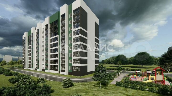 2-к. квартира, 57,1 м², 4/9 эт.