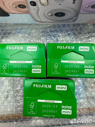 Картриджи fujifilm instax mini 9/10/11/12