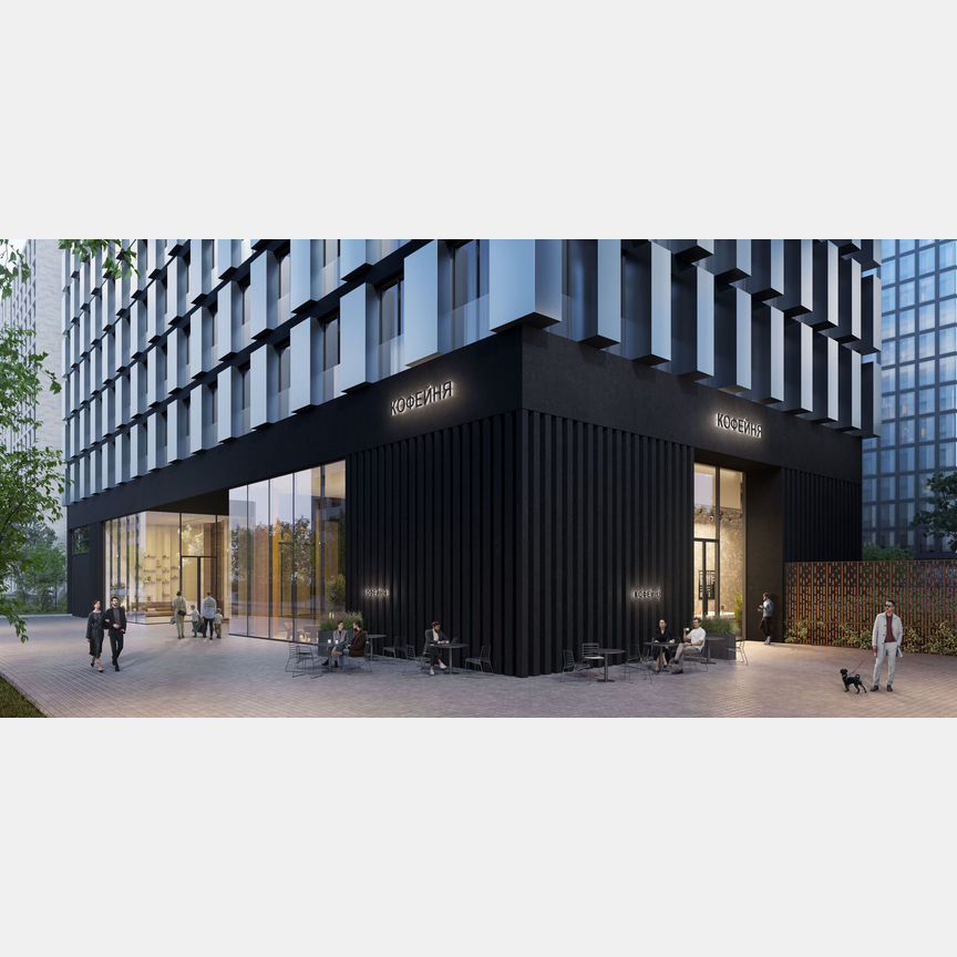 1-к. квартира, 65,9 м², 2/23 эт.