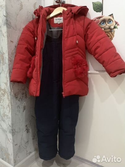 Зимний костюм для девочки 110