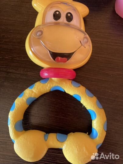 Пакетом детские развивающие игрушки мягкие кубики