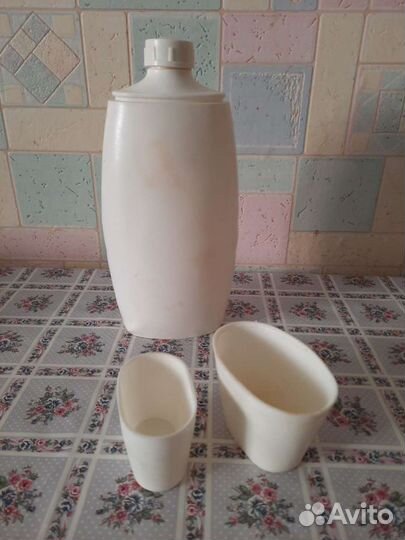 Фляжка туристическая пвх 1л СССР