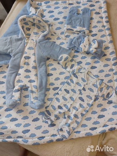 Конверт на выписку для мальчика