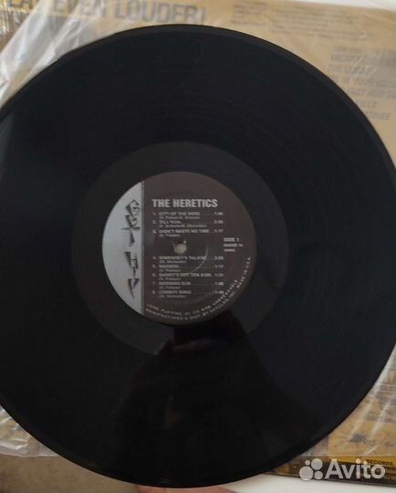 Пластинка Heretics. Play even louder