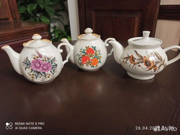 Заварочные чайники, молочники