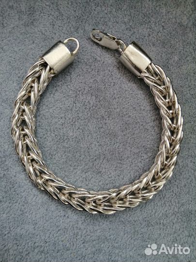 Серебряный браслет Колос