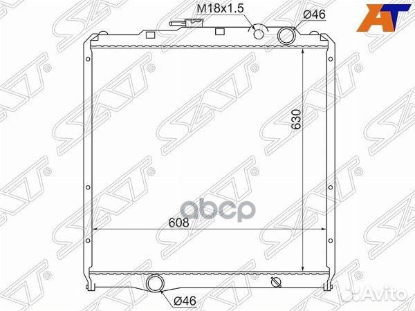 Радиатор Mitsubishi Fuso Fighter 92-99 MC0011 Sat