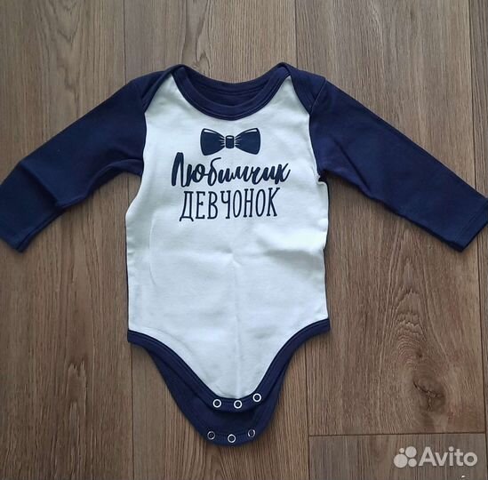 Боди с длинным рукавом