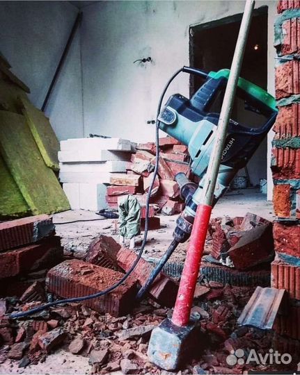 Демонтаж полов, стен, перегородок