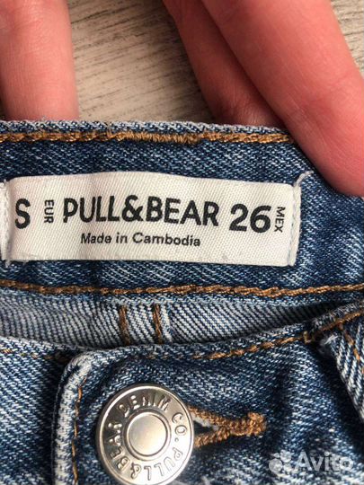 Джинсовая юбка pull bear