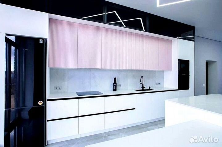 Кухня от производителя с островом на заказ