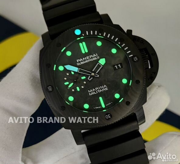 Часы карбоновые Panerai Submersible pam 979