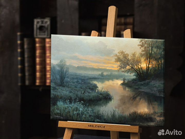 Картина маслом на холсте пейзаж