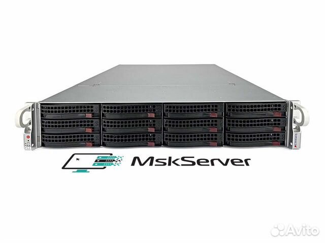 Сервер Supermicro 6028R-E1CR12T 2x E5-2690v4 128Gb