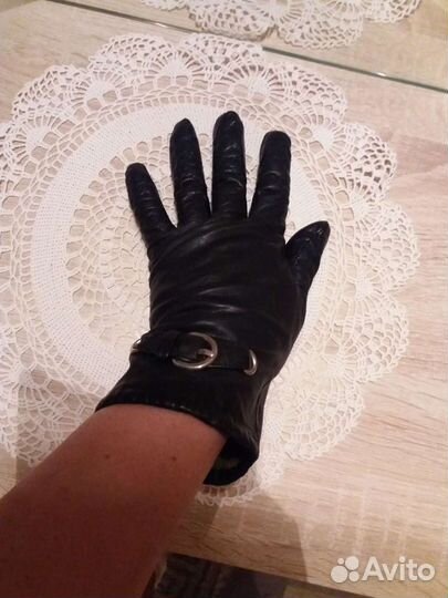 Перчатки женские натуральная кожа