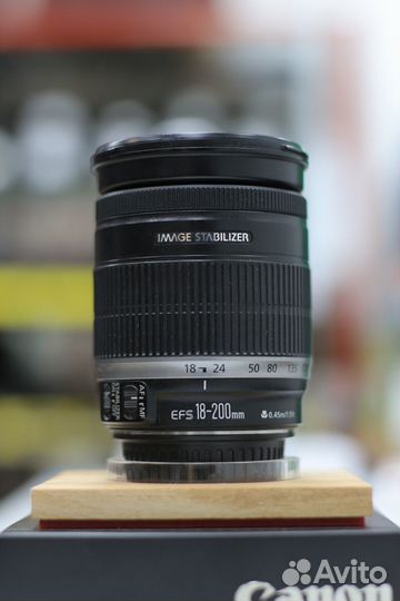 Объектив Canon EF-S 18-200mm F3.5-5.6 IS (Б.У.)