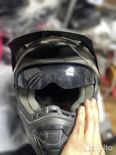 Шлем Acerbis Flip FS-606 Enduro, черный Мотард