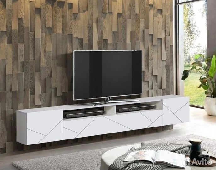 Тумба подвесная мдф с фрезировкой