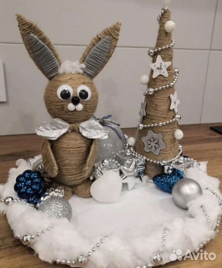 Снеговики из салфеток