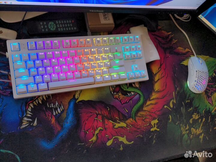 Игровая клавиатура + мышь ardor + коврик