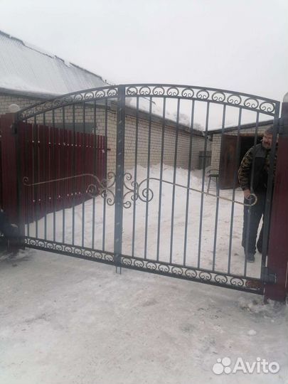 Откатные ворота под ключ частник