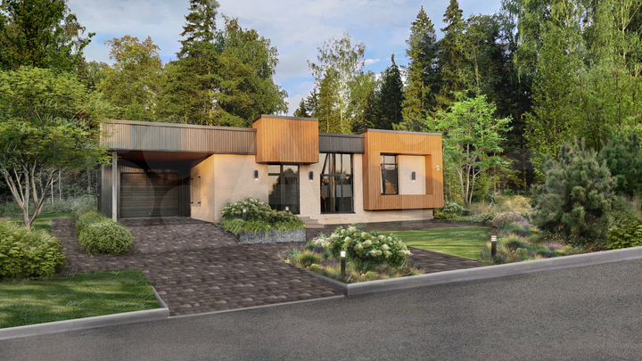 Дом 208 м² на участке 12 сот.