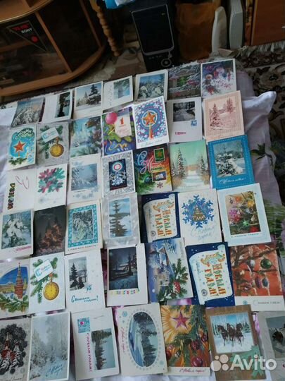 Продаются открытки.Времена СССР.Новый год