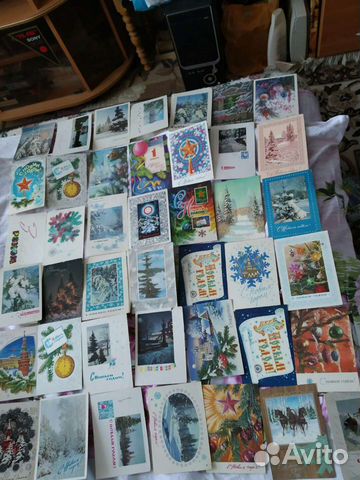 Продаются открытки.Времена СССР.Новый год
