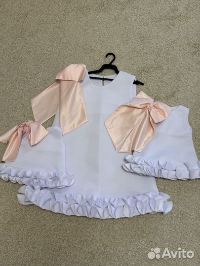 Платья для мамы и дочерей