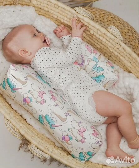 Подушка позиционер,валик для сна детский