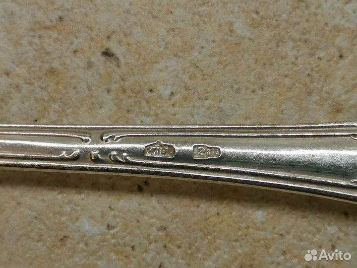 Набор столовых приборов СССР серебро