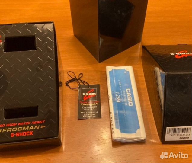 Часы casio g shock frogman DW-8200BM-1T